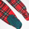 imageHonestBaby Baby 100 Organic Cotton Holiday NonSlip Footed OnePiece ZipFront PajamasRoyal Stewart Plaid