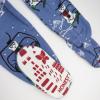 imageHonestBaby Baby 100 Organic Cotton Holiday NonSlip Footed OnePiece ZipFront PajamasSki Bear