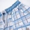 imageHonestBaby 2Pack Cargo Shorts 100 Organic Cotton for Infant Baby and Toddler Boys GirlsSurf Shop Plaid 2pack