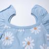 imageHonestBaby 2Piece Outfit Dress ampamp Headband Set for Infant Baby and Toddler GirlsDaisy Daze