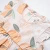 imageHonestBaby 2Piece Outfit Dress ampamp Headband Set for Infant Baby and Toddler GirlsJust Peachy
