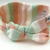 imageHonestBaby 2Piece Outfit Dress ampamp Headband Set for Infant Baby and Toddler GirlsSerene Stripe Peach