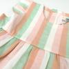 imageHonestBaby 2Piece Outfit Dress ampamp Headband Set for Infant Baby and Toddler GirlsSerene Stripe Peach