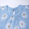 imageHonestBaby 5Pack Puff Sleeve TShirts 100 Organic Cotton Baby Toddler Little Kid GirlDaisy Daze