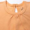 imageHonestBaby 5Pack Puff Sleeve TShirts 100 Organic Cotton Baby Toddler Little Kid GirlSunset Beach