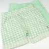 imageHonestBaby babygirls Cuffed Short 100 Organic Cotton for Infant Baby and Toddler GirlsSeersucker Plaid Fawn 2pack