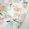 imageHonestBaby babygirls Cuffed Short 100 Organic Cotton for Infant Baby and Toddler GirlsWhite Peach Blossom Floral 2pack