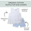 imageHonestBaby unisexbaby 2piece Outfit ampamp Headband Set for Infant Baby and Toddler GirlsWaikiki Plaid