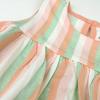 imageHonestBaby unisexbaby 3 Piece Top Short and Headband Set for Infant Baby Boys Girls UnisexSerene Stripe Peach