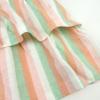 imageHonestBaby unisexbaby 3 Piece Top Short and Headband Set for Infant Baby Boys Girls UnisexSerene Stripe Peach
