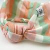 imageHonestBaby unisexbaby 3 Piece Top Short and Headband Set for Infant Baby Boys Girls UnisexSerene Stripe Peach