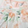 imageHonestBaby unisexbaby 3 Piece Top Short and Headband Set for Infant Baby Boys Girls UnisexWhite Peach Blossom Floral