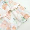 imageHonestBaby unisexbaby 3 Piece Top Short and Headband Set for Infant Baby Boys Girls UnisexWhite Peach Blossom Floral