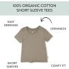 imageHonestBaby unisexbaby 5pack Short Sleeve Tshirts 100 Organic CottonSandy Teal