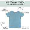 imageHonestBaby unisexbaby 5pack Short Sleeve Tshirts 100 Organic CottonSea Ombre
