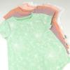 imageHonestBaby unisexbaby 5pack Short Sleeve Tshirts 100 Organic CottonSpring Peach