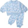 imageHonestBaby babyboys Multipack Pullover Hoodie Sweatshirt Jogger Sweatpant Sets Organic Cotton Baby Toddler Boys Girls Unisex