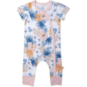 imageHonestBaby unisexbaby 2piece Outfit ampamp Headband Set for Infant Baby and Toddler GirlsMaui Floral