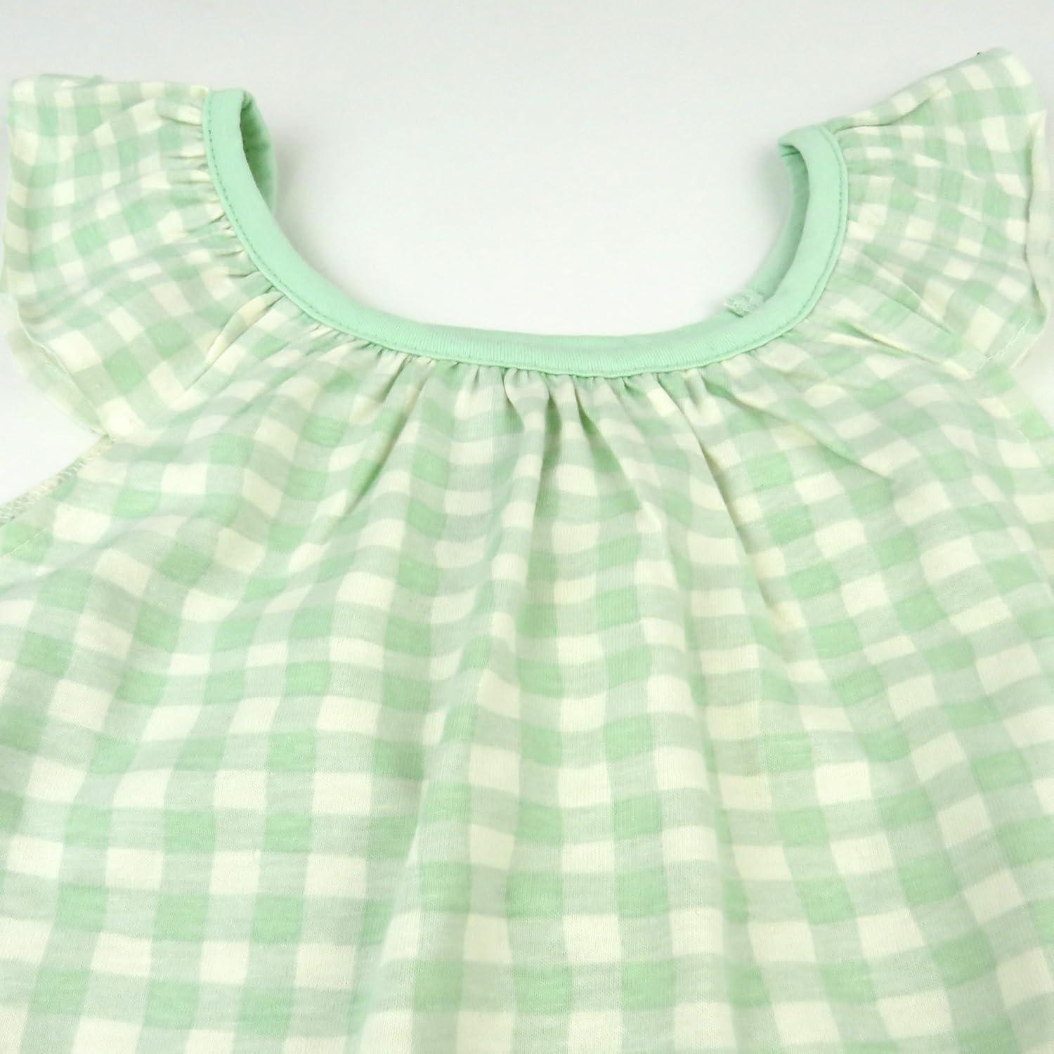 imageHonestBaby Baby Toddler and Little Girls 100 Organic Cotton Puff Sleeve TShirts 5 PackPeach Blossom Floral