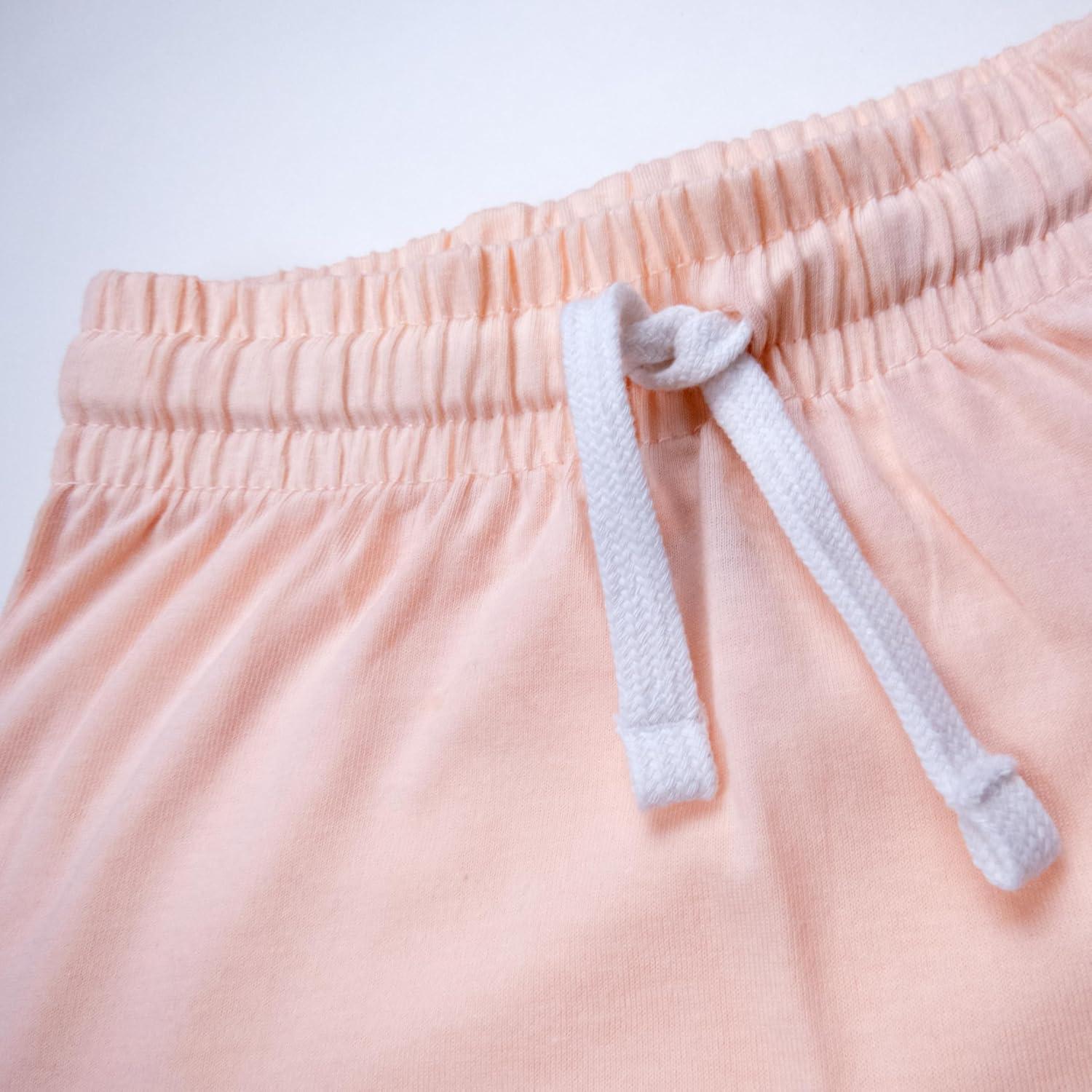 imageHonestBaby babygirls Cuffed Short 100 Organic Cotton for Infant Baby and Toddler GirlsAloha Daisy 2pack