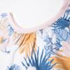 imageHonestBaby Baby Toddler and Little Girls 100 Organic Cotton Puff Sleeve TShirts 5 PackMaui Floral