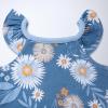 imageHonestBaby Cami Bodysuits Onepiece 100 Organic Cotton for Baby Girls5pack Aloha Daisy
