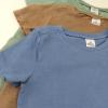 imageHonestBaby Multipack TShirts Short Sleeve Pocket Tees 100 Organic Cotton for Infant Baby and Toddler Boys Girls UnisexCornflower Wash