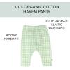 imageHonestBaby Unisex Multipack Harem Pants Roomy Fit Pull on Bottoms 100 Organic Cotton for Baby Boys GirlsBaby Buffalo Check Meadow