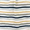 imageHonestBaby Unisex Multipack Harem Pants Roomy Fit Pull on Bottoms 100 Organic Cotton for Baby Boys GirlsWatercolor Stripe Sandy Blues