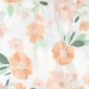 imageHonestBaby babygirls 2piece Outfit Romper ampamp Headband Set for Infant Baby and Toddler GirlsPeach Blossom Floral