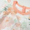 imageHonestBaby babygirls 2piece Outfit Romper ampamp Headband Set for Infant Baby and Toddler GirlsPeach Blossom Floral