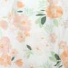 imageHonestBaby babygirls 3 Pack Sleevelss Ruffle Shoulder Tops 100 Organic Cotton for Baby GirlsWhite Peach Blossom Floral
