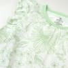 imageHonestBaby babygirls 3 Pack Sleevelss Ruffle Shoulder Tops 100 Organic Cotton for Baby GirlsWhite Peach Blossom Floral