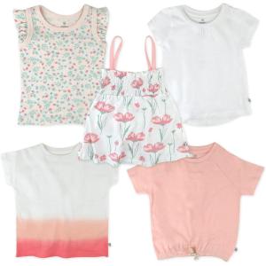 imageHonestBaby Baby Multipack Short Sleeve TShirts 100 Organic Cotton