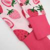 imageHonestBaby Multipack 2Piece Pajamas Sleepwear Pjs 100 Organic Cotton for Infant Baby and Toddler GirlsStrawberry Slice
