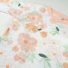 imageHonestBaby Multipack 2Piece Pajamas Sleepwear Pjs 100 Organic Cotton for Infant Baby and Toddler GirlsWhite Peach Blossom Floral