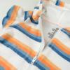 imageHonestBaby babyboys Terry Romper Top Infant Girl UnisexSunrise Stripe