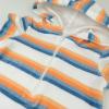 imageHonestBaby babyboys Terry Romper Top Infant Girl UnisexSunrise Stripe