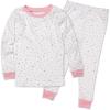 imageHonestBaby Multipack 2Piece Pajamas Sleepwear Pjs 100 Organic Cotton for Infant Baby and Toddler GirlsLove Dot