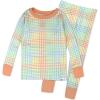 imageHonestBaby Multipack 2Piece Pajamas Sleepwear Pjs 100 Organic Cotton for Infant Baby and Toddler GirlsSeersucker Plaid Fawn