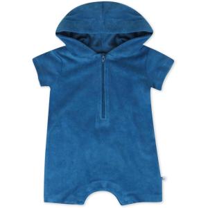 imageHonestBaby babyboys Terry Romper Top Infant Girl UnisexOcean Wave