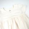 imageHonestBaby Baby Toddler and Little Girls 100 Organic Cotton Puff Sleeve TShirts 10 PackPineapple Leaf