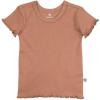 imageHonestBaby Rib Short Sleeve TShirt 100 Organic Cotton for Infant Baby GirlsRoebuck