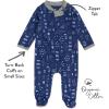 imageHonestBaby Baby Boys Footed Sleep ampamp Play Organic Cotton Pajamas LegacyPattern Play Dark Navy