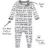 imageHonestBaby Baby Boys Footed Sleep ampamp Play Organic Cotton Pajamas LegacyWords