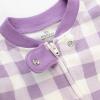 imageHonestBaby Baby Girls Sleep and Play Footed Pajamas OnePiece Sleeper Jumpsuit Zipfront Pjs Organic CottonPainted Buffalo Purple