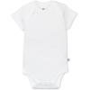 imageHonestBaby unisexbaby 4pack Short Sleeve Bodysuits Onepiece 100 Organic Cotton for Infant Baby Boys Girls Unisex4pack Bright White
