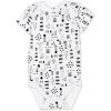 imageHonestBaby unisexbaby 4pack Short Sleeve Bodysuits Onepiece 100 Organic Cotton for Infant Baby Boys Girls Unisex4pack Pattern Play