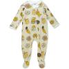 imageHonestBaby Baby Boys Sleep and Play Footed Pajamas OnePiece Sleeper Jumpsuit Zipfront Pjs Organic CottonSweet Banana
