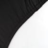 imageHonestBaby Organic Cotton Mini Crib Sheet Gray Heather One Size1 Pack  Black